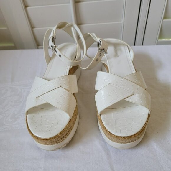 Marc Fisher Zarita Espadrille Wedge Sandal - Size 11 - Picture 3 of 9